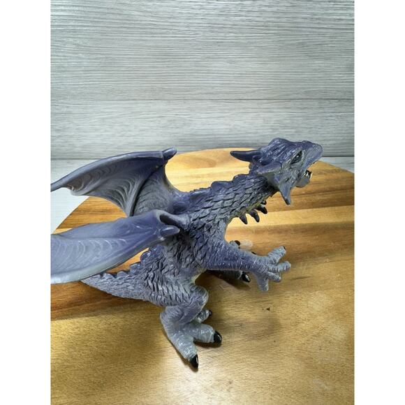 2005 TM Dragon Figure Fantasy Creature Purple 11”. Set Of Two. - Picture 3 of 12